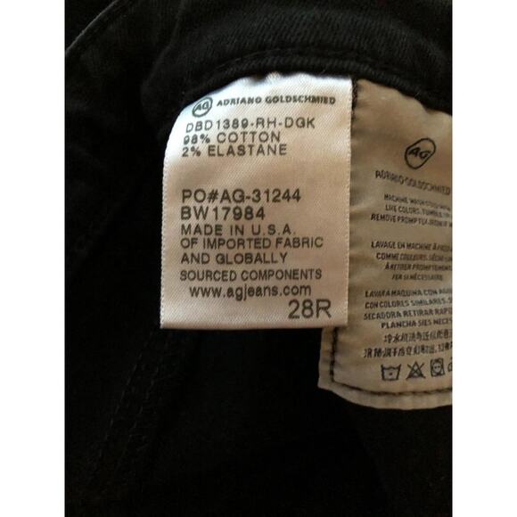 AG Adriano Goldschmied Edgy The Legging Super Skinny Ankle Distressed Jeans - Picture 13 of 15